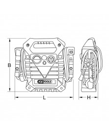 Booster à condensateur, 12V/24V - 4700A/3700A - KSTOOLS | Mongrossisteauto.com