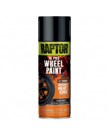 Peinture pour jantes, noir brillant, 378 ml - Raptor | Mongrossisteauto.com