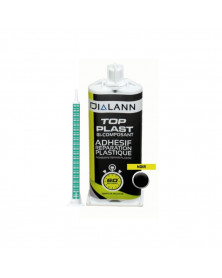 Colle plastique bicomposant, noir, 50 ml - Dialann | Mongrossisteauto.com