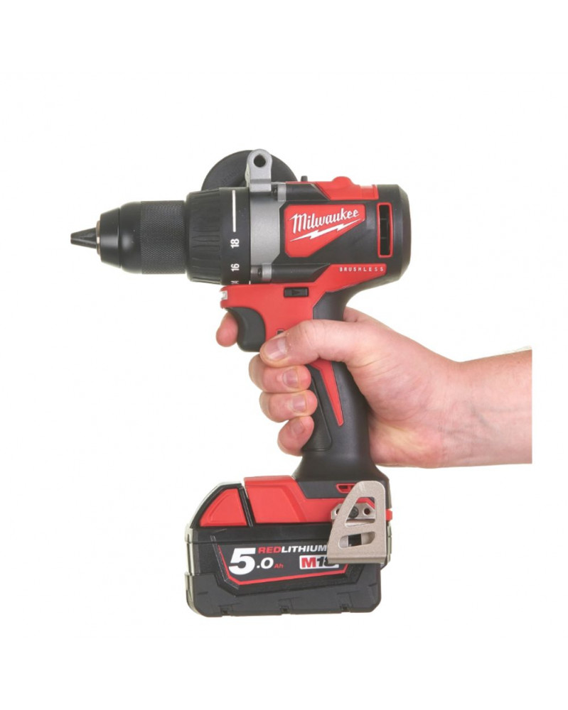 Perceuse visseuse 18V -2x 5.0 Ah- M18 FDD3-502X en HD Box - MILWAUKEE