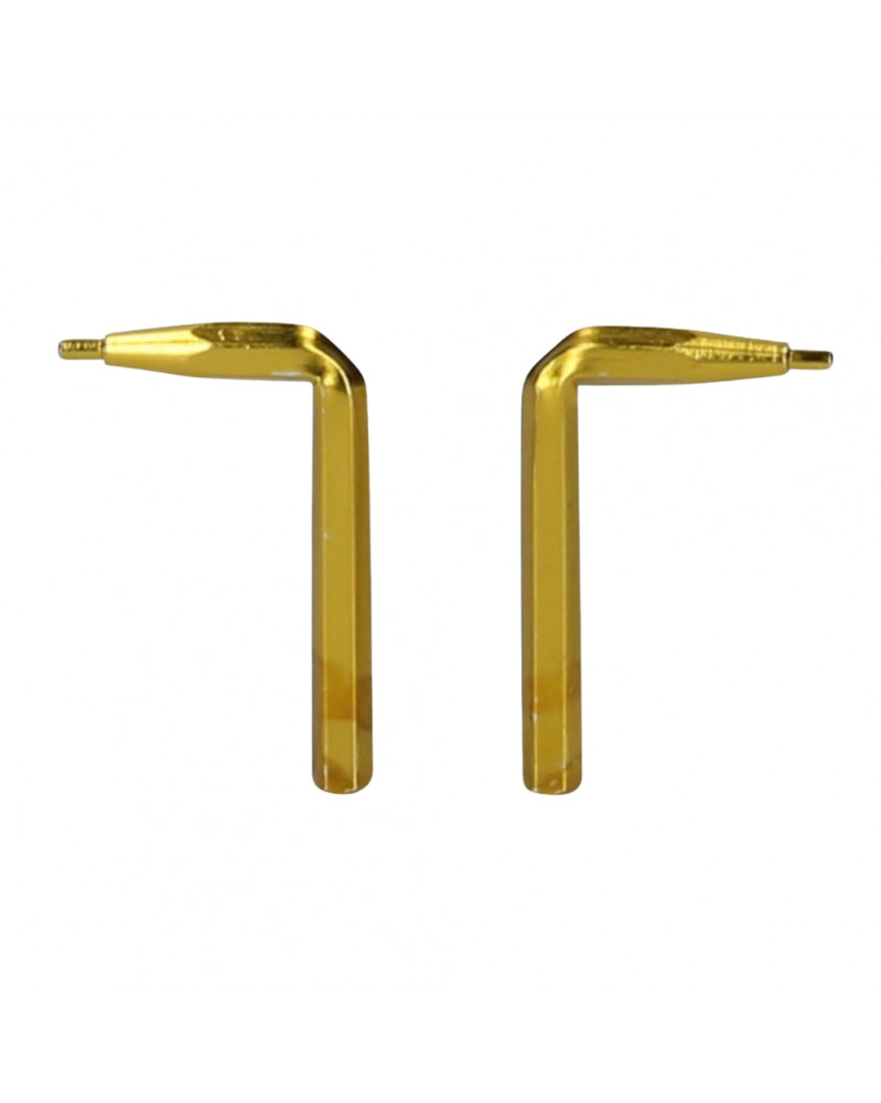 Pointes coudées, pour pince à circlips double articulation, 1,0mm, 2pcs - KS TOOLS |Mongrossisteauto.com