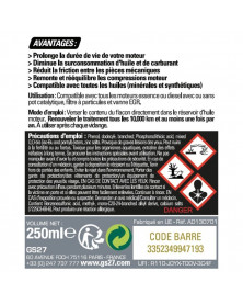 Ultra lubrifiant moteur, anti usure, 250 ml - GS27
 | Mongrossisteauto.com