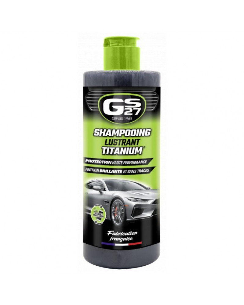 Shampooing titanium, 500 ml - GS27 | Mongrossisteauto.com