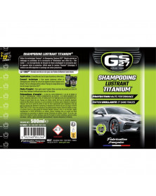 Shampooing titanium, 500 ml - GS27 | Mongrossisteauto.com