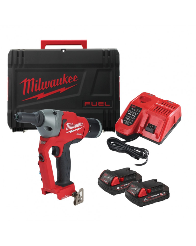 Riveteuse milwaukee, M18 FUEL, ONE-KEY | Mongrossisteauto.com