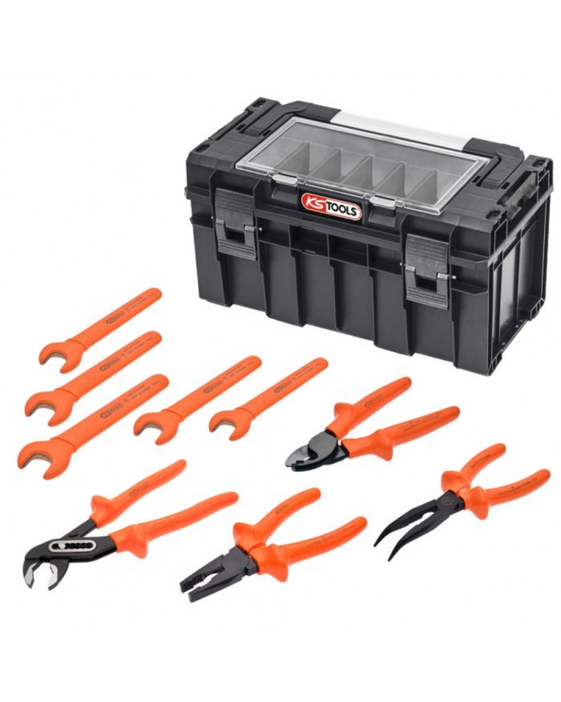 Outils isolés, pour véhicules électriques ou hybrides, 10pcs - Kstools | Mongrossisteauto.com Outils isolés, pour véhicules électriques ou hybrides, 10pcs - Kstools | Mongrossisteauto.com