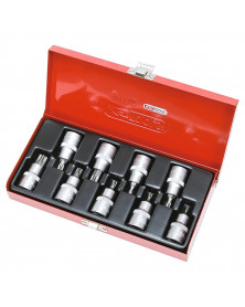 Coffret de douilles, ULTIMATE TORX ½”, T20 à T60 - Kstools | Mongrossisteauto.com