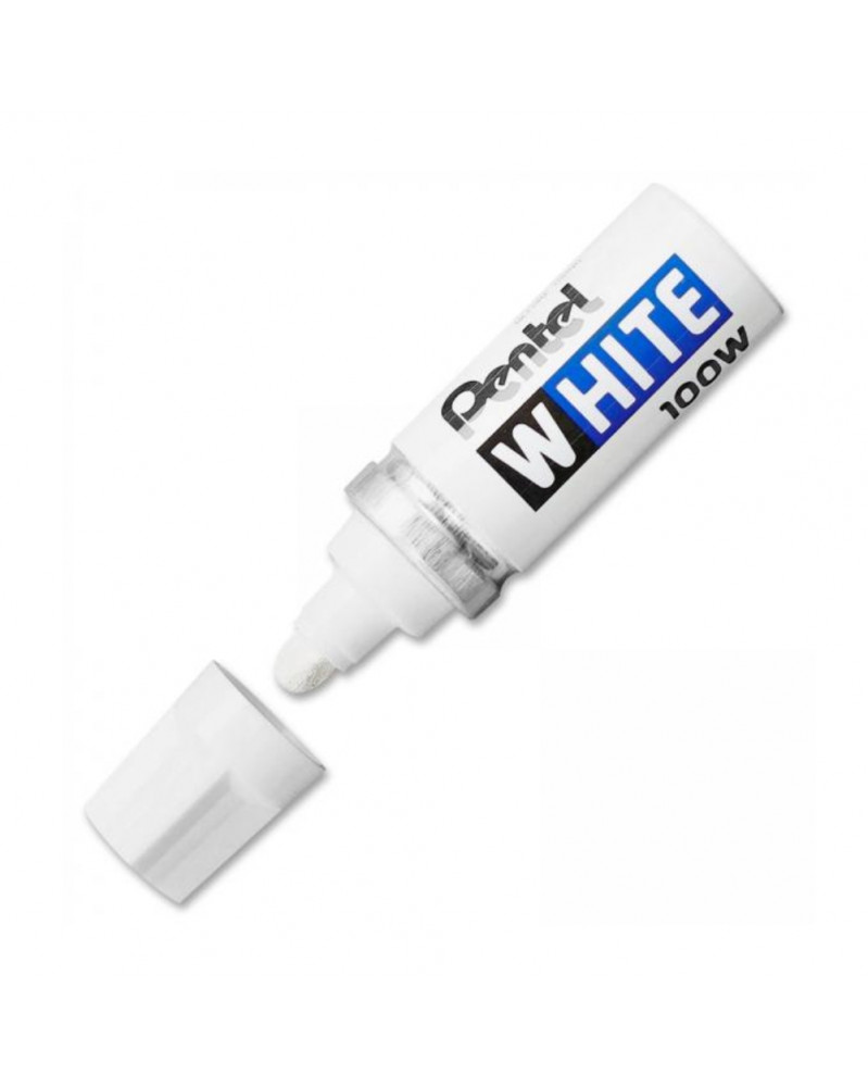 Marqueur blanc, indélébile, PENTEL, 100W - Intfradis | Mongrossisteauto.com