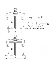 Extracteur universel, 2t - Kstools | Mongrossisteauto.com