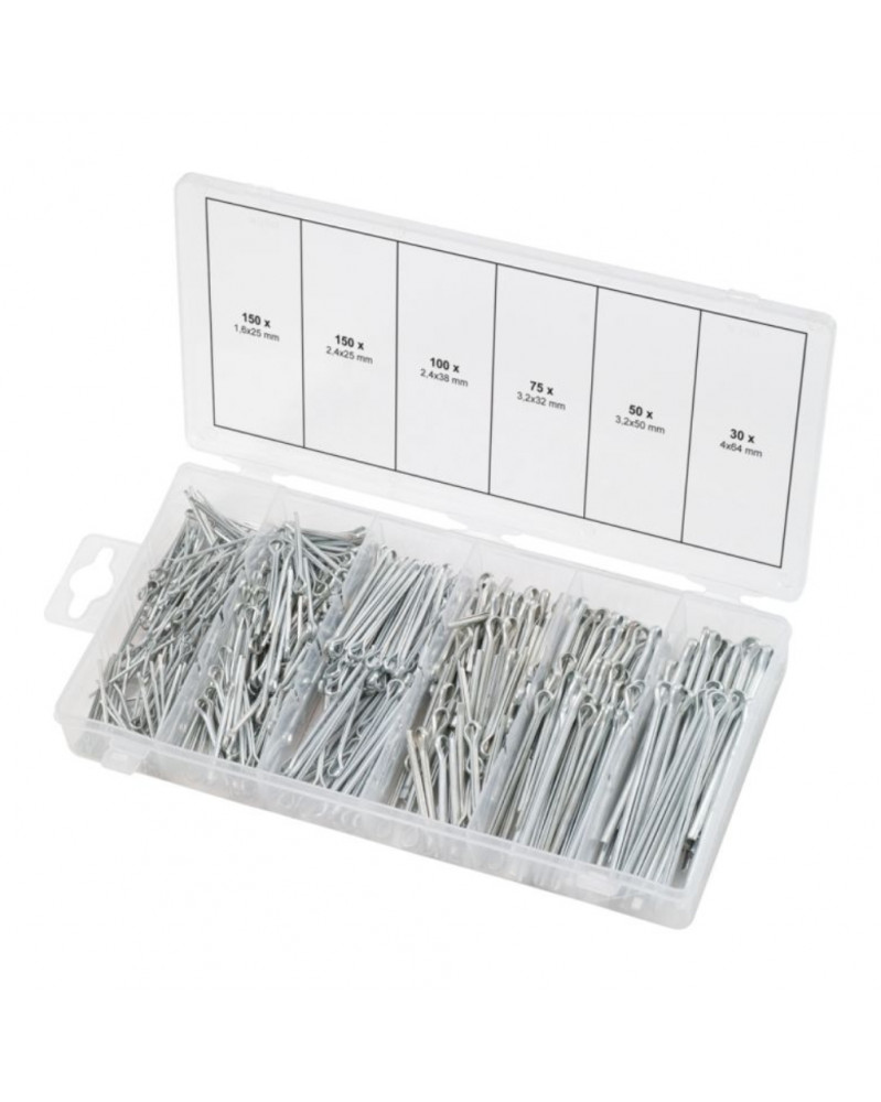 Goupilles fendues, 555 pcs - Kstools | Mongrossisteauto.com Goupilles fendues, 555 pcs - Kstools | Mongrossisteauto.com