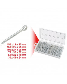 Goupilles fendues, 555 pcs - Kstools | Mongrossisteauto.com