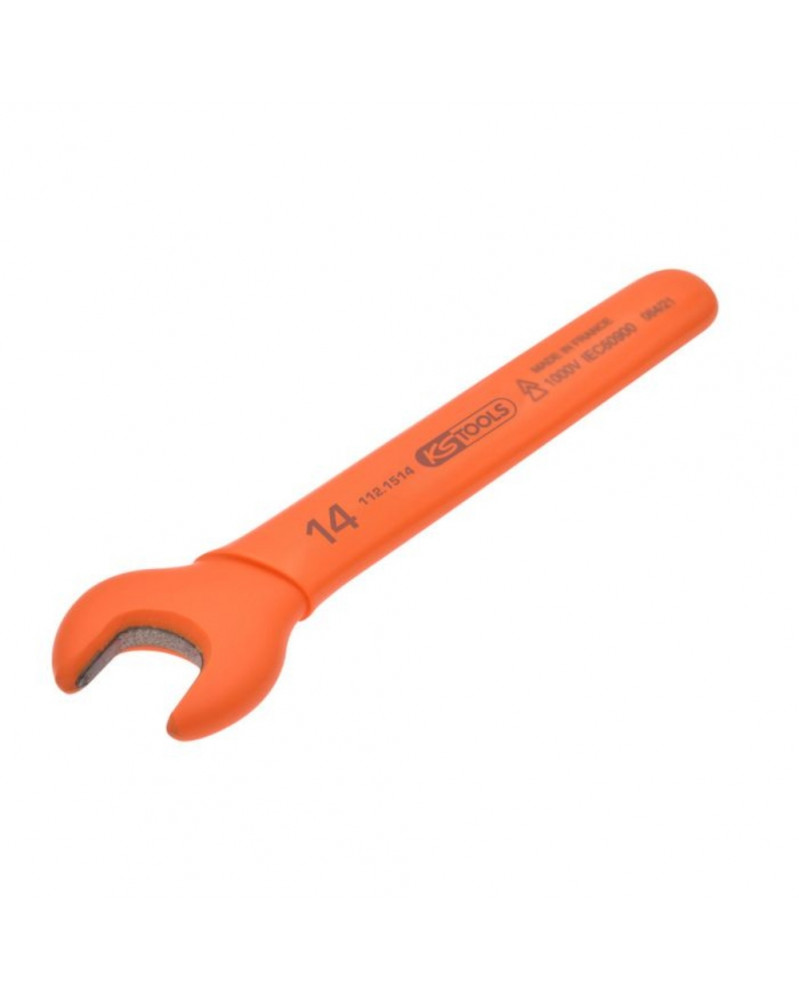 Clé à fourche, plate, isolée, Ø12mm - Kstools | Mongrossisteauto.com