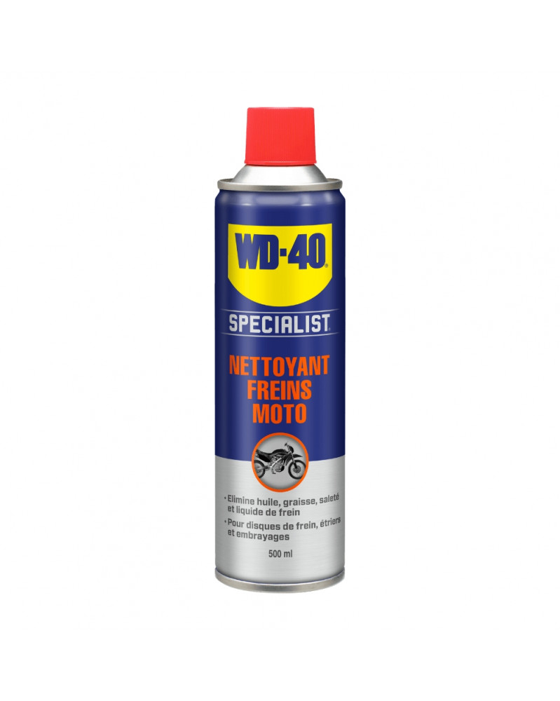 Nettoyant freins, moto, 500ml - WD-40 Specialist | Mongrossisteauto.com Nettoyant freins, moto, 500ml - WD-40 Specialist | Mongrossisteauto.com