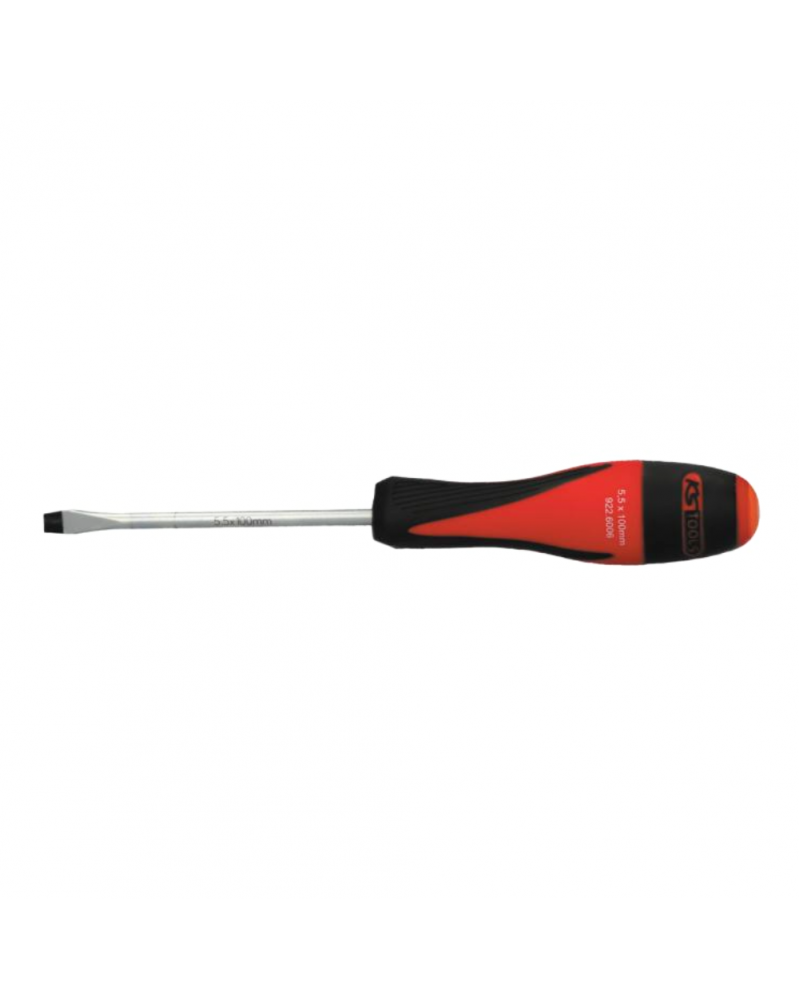 Tournevis fente, 5,5 mm,  L.100 mm - KS TOOLS | Mongrossisteauto.com
