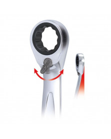 Clé mixte, à cliquet, réversible, GEARplus, 7 mm - KS TOOLS | Mongrossisteauto.com
