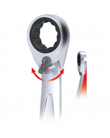 Clé mixte, à cliquet, réversible, GEARplus, 12 mm - KS TOOLS | Mongrossisteauto.com
