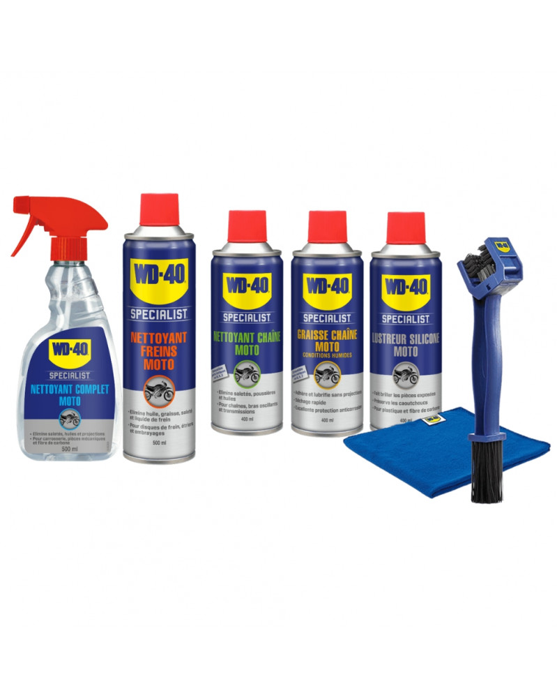 Kit entretien moto - WD40 | Mongrossisteauto.com