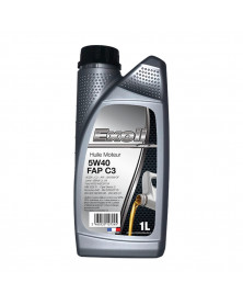 Huile moteur, 5w40 FAP C3, 1L - Exoil | Mongrossisteauto.com