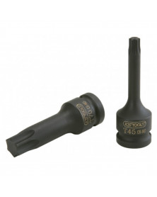 Douille tournevis, à chocs longue Torx, T55, sur carte - KS TOOLS | Mongrossisteauto.com
