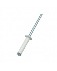 Rivets éclatés, blancs, 4x18mm, 500pcs - Dialann | Mongrossisteauto.com
