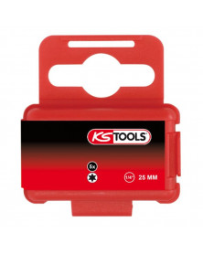 Boîte de 5 embouts de vissage TORX®, L.25 mm, 1/4'', T30 - KS TOOLS | Mongrossisteauto.com