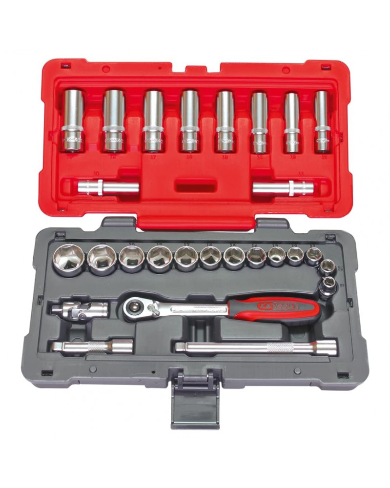 Coffret douilles et accessoires ULTIMATE, ⅜”, 27pcs - Kstools | Mongrossisteauto.com Coffret douilles et accessoires ULTIMATE, ⅜”, 27pcs - Kstools | Mongrossisteauto.com