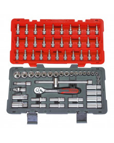 Coffret douilles et accessoires ULTIMATE, ⅜”, 66pcs - Kstools | Mongrossisteauto.com