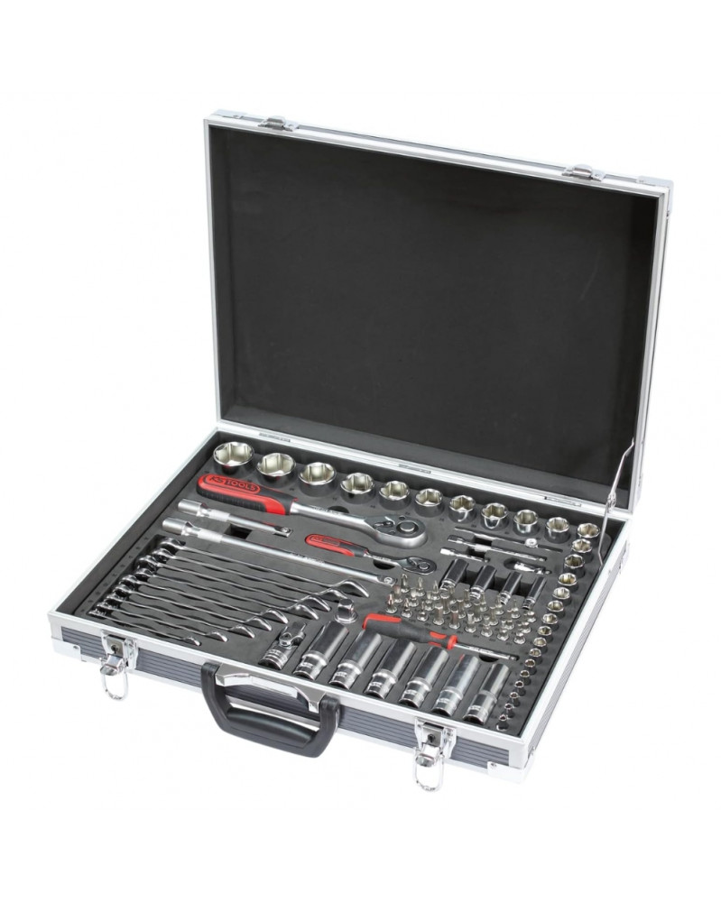 Coffret douilles et accessoires ULTIMATE, ¼”-½”, 83pcs - Kstools | Mongrossisteauto.com