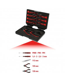 Coffret de pinces et tournevis électroniques, 10pcs - Kstools | Mongrossisteauto.com