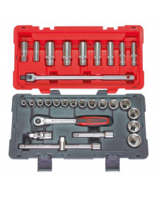 Coffret douilles et accessoires ULTIMATE, 1/2”, 30pcs - Kstools | Mongrossisteauto.com