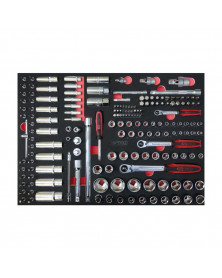 Coffret douille, accessoires, 1/4"- 3/8"- 1/2", 175 pièces (711.1011) - KS Tools | Mongrossisteauto.com