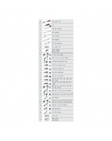 Coffret douille, accessoires, 1/4"- 3/8"- 1/2", 175 pièces (711.1011) - KS Tools | Mongrossisteauto.com