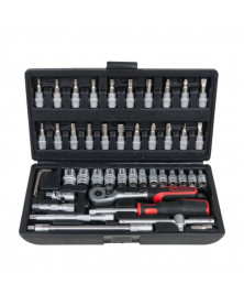 Coffret à douilles, F6 1/4" (911.0646) - KS Tools | Mongrossisteauto.com