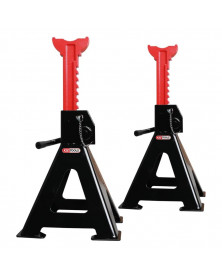 Chandelles à crémaillère x 2 - 3 tonnes - KS TOOLS