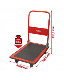 Chariot de manutention charge lourde pliable (800.0015) KS TOOLS | Mongrossisteauto.com