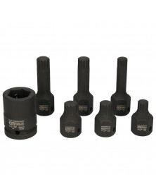 Coffret DUODRIVE douilles à chocs 7pcs KSTOOLS| MonGrossisteAuto.com