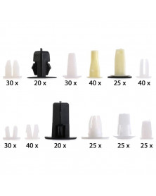 Ecrous blocage plastiques 350pcs KSTOOLS | Mongrossisteauto.com