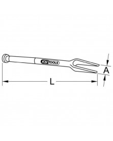 Chasse-rotules à frapper 23 mm - KS TOOLS | Mongrossisteauto.com