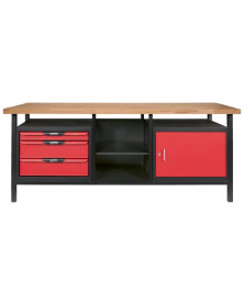 Etabli d'atelier professionnel (865.0210) KS TOOLS | Mongrossisteauto.com