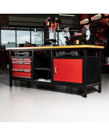 Etabli d'atelier professionnel (865.0210) KS TOOLS | Mongrossisteauto.com