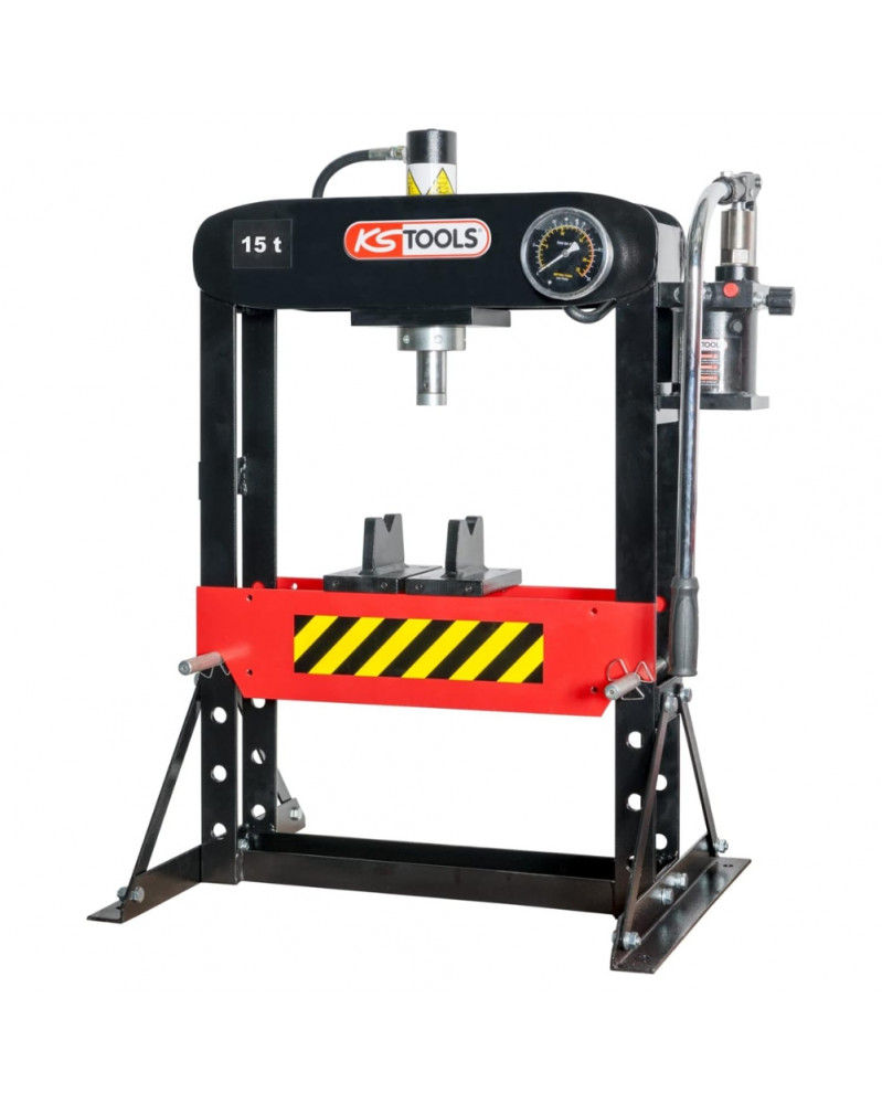 Presse hydraulique d'établi 15 tonnes KS TOOLS | Mongrossisteauto.com