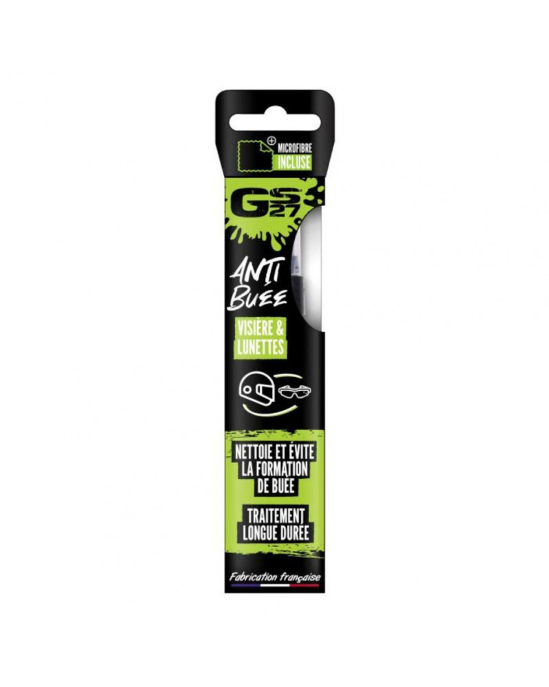 Anti buée casque moto, vélo, visière 75ml - GS27 | Mongrossisteauto.com