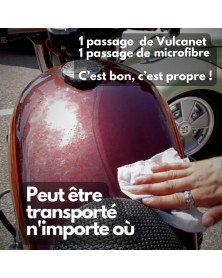 Lingette Vulcanet, moto, vélo & voiture, 80 lingettes - Vulcanet Company | Mongrossisteauto.com