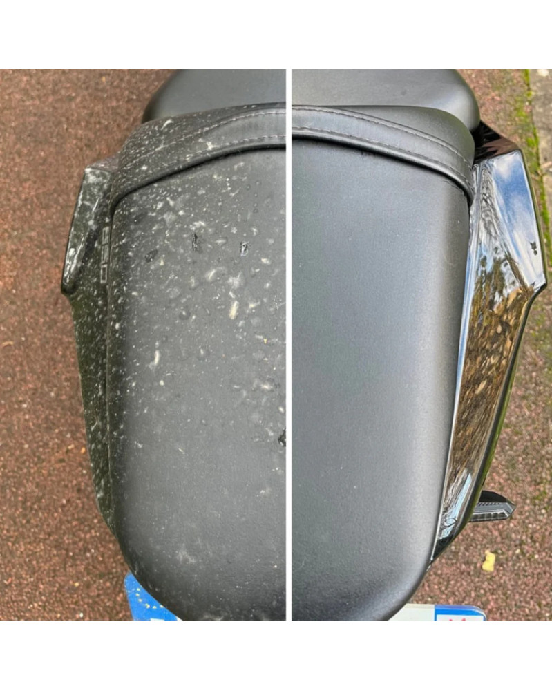 Vulcanet Lingettes Tout-en-1 Moto & Voiture - Nettoyage Sans Eau 80 Lingettes + Microfibre, Innovation Primée