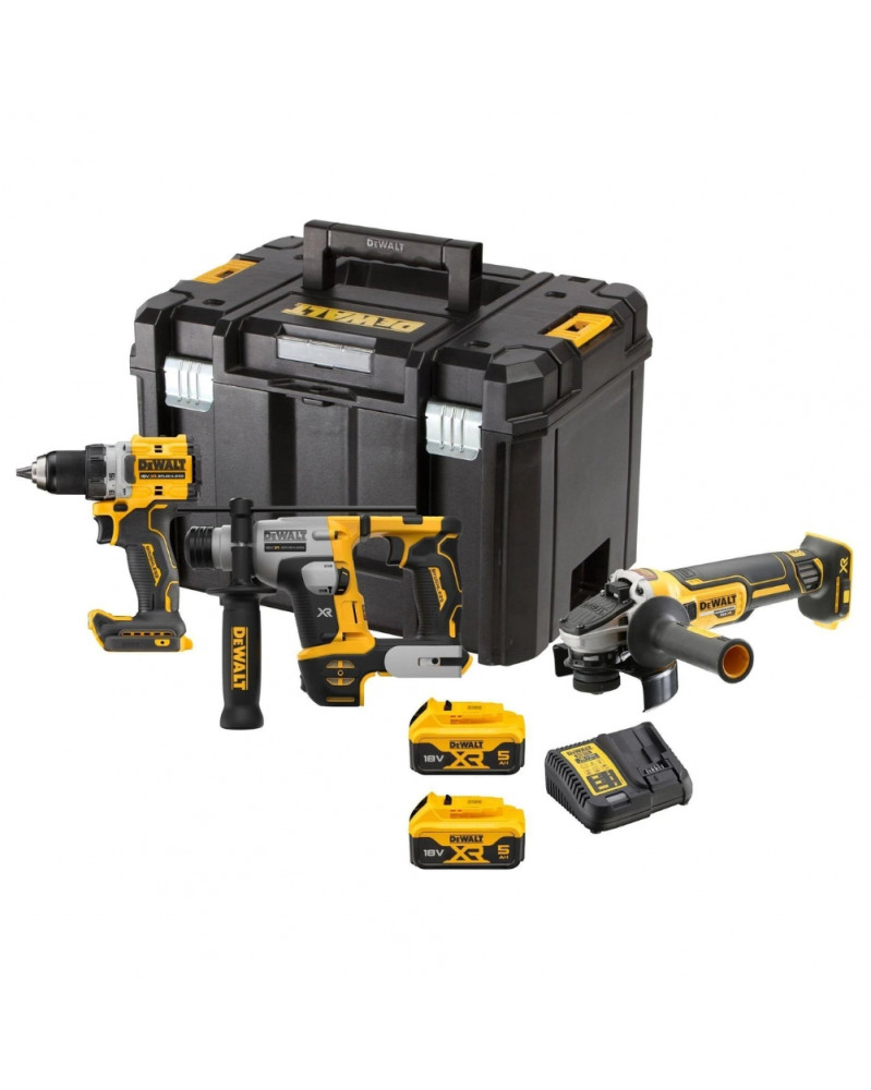 Pack outils Dewalt, XR 18V, brushless, 5ah - Dewalt | Mongrossisteauto.com