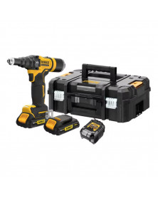 Riveteuse, XR 18V 2 Ah brushless 4,8 mm, coffret TSTAK (DCF403D2GT-QW) - Dewalt | Mongrossisteauto.com