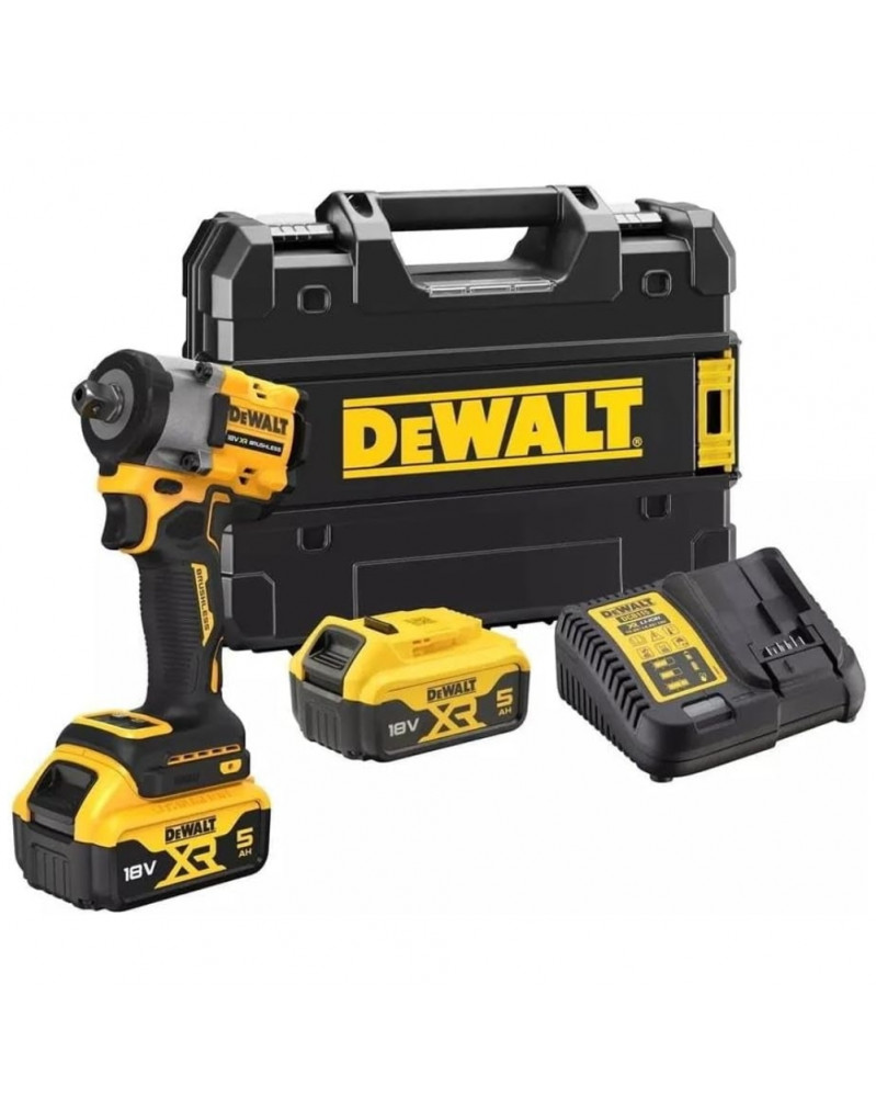 Boulonneuse à choc, ½” XR 18V, 5ah, 406 Nm - Dewalt | Mongrossisteauto.com