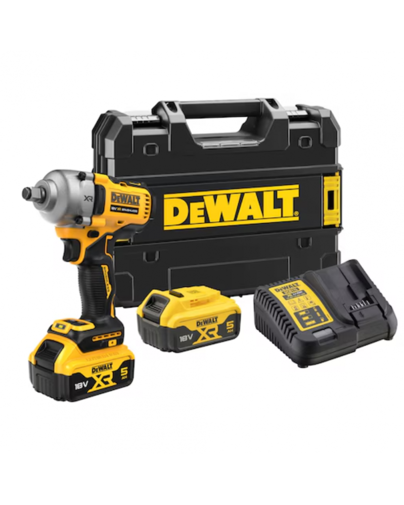 Boulonneuse a choc, 1/2 “ XR 18V 5AH Li-Ion, brushless, DEWALT | Mongrossisteauto.com