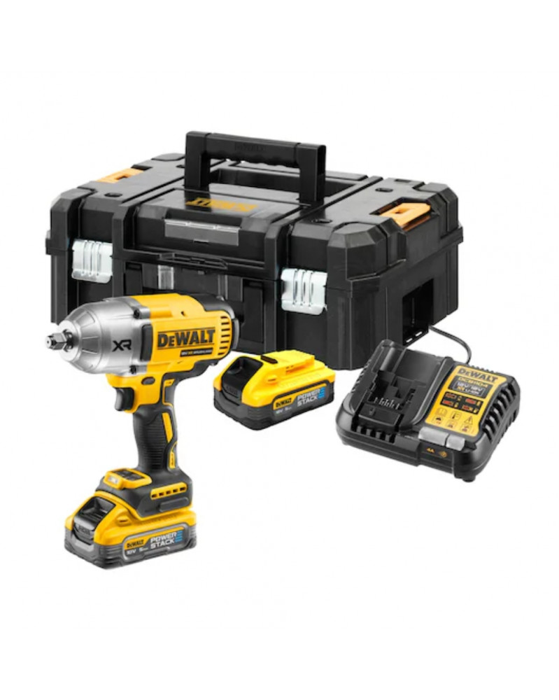 Boulonneuse à choc, ½”, XR 18V, 5ah, POWERSTACK - Dewalt | Mongrossisteauto.com
