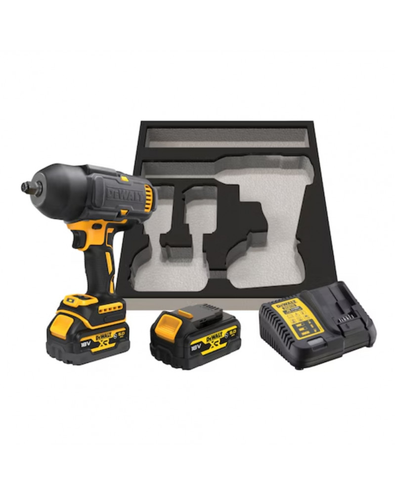 Boulonneuse à choc, ½”, XR 18V, 5ah, pack "GNF" - Dewalt | Mongrossisteauto.com